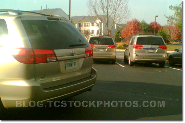 Toyota Siennas at Chick-fil-A in Columbia